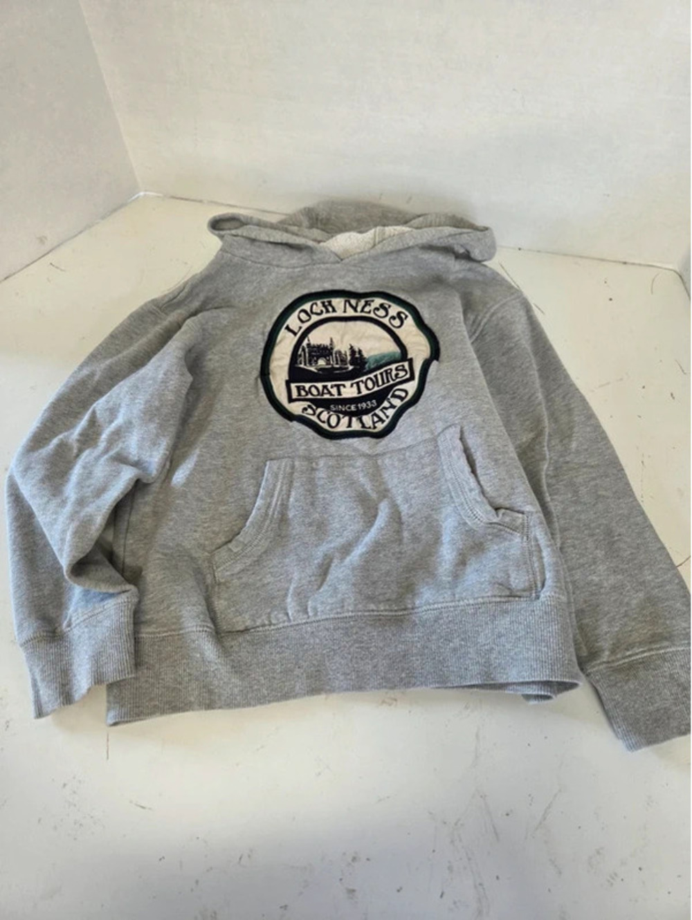 Gymboree Sweatshirt Hoodie Loch Ness Boat Tours Scotland Size M 7 8